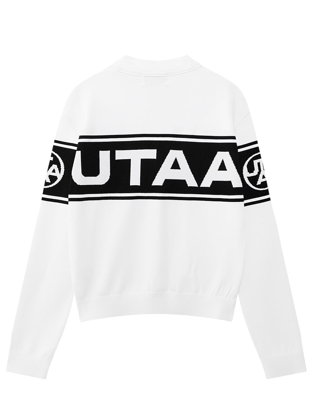 UTAA モノローグロゴニットカーディガン ホワイト : Women's