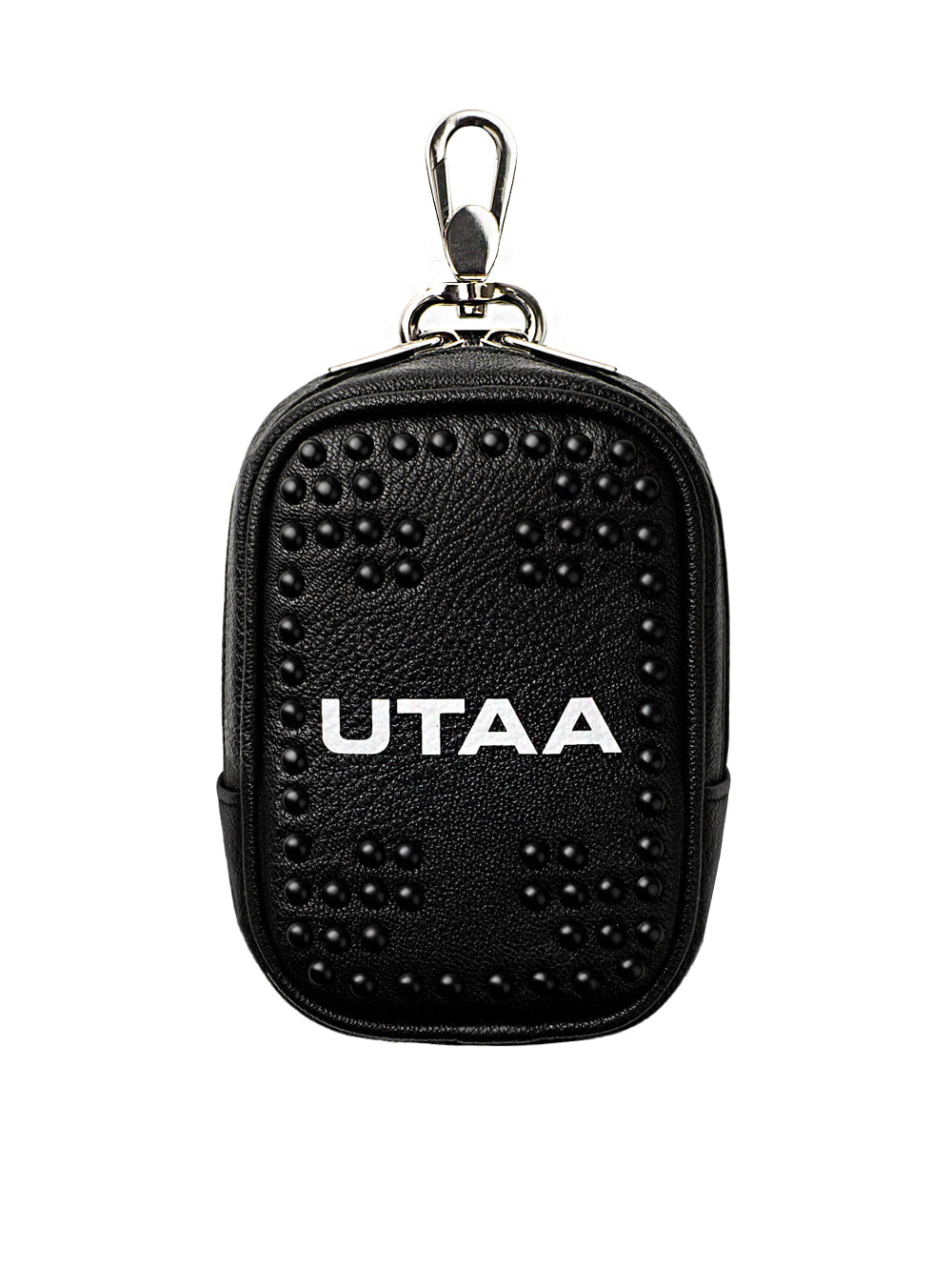 UTAA スタッズストラップボールポーチ ブラック