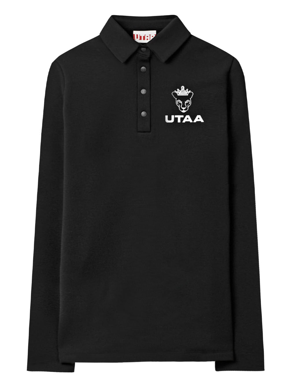 UTAA クラウンパンサーPKスリーブ ブラック：メンズ