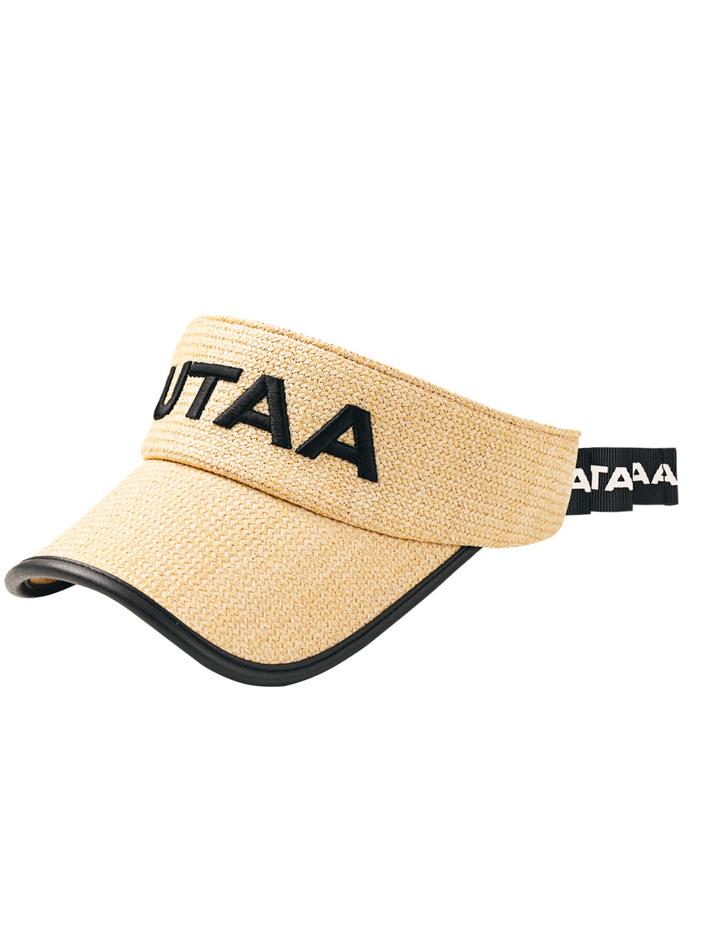 UTAA サミットラフィアサンバイザー ベージュ