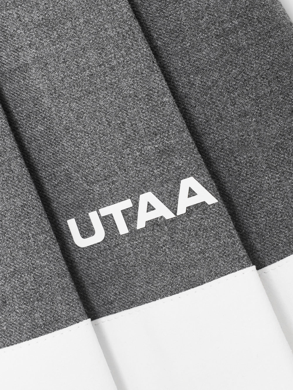 UTAA モノロゴ クラシックプリーツスカート メランジグレー