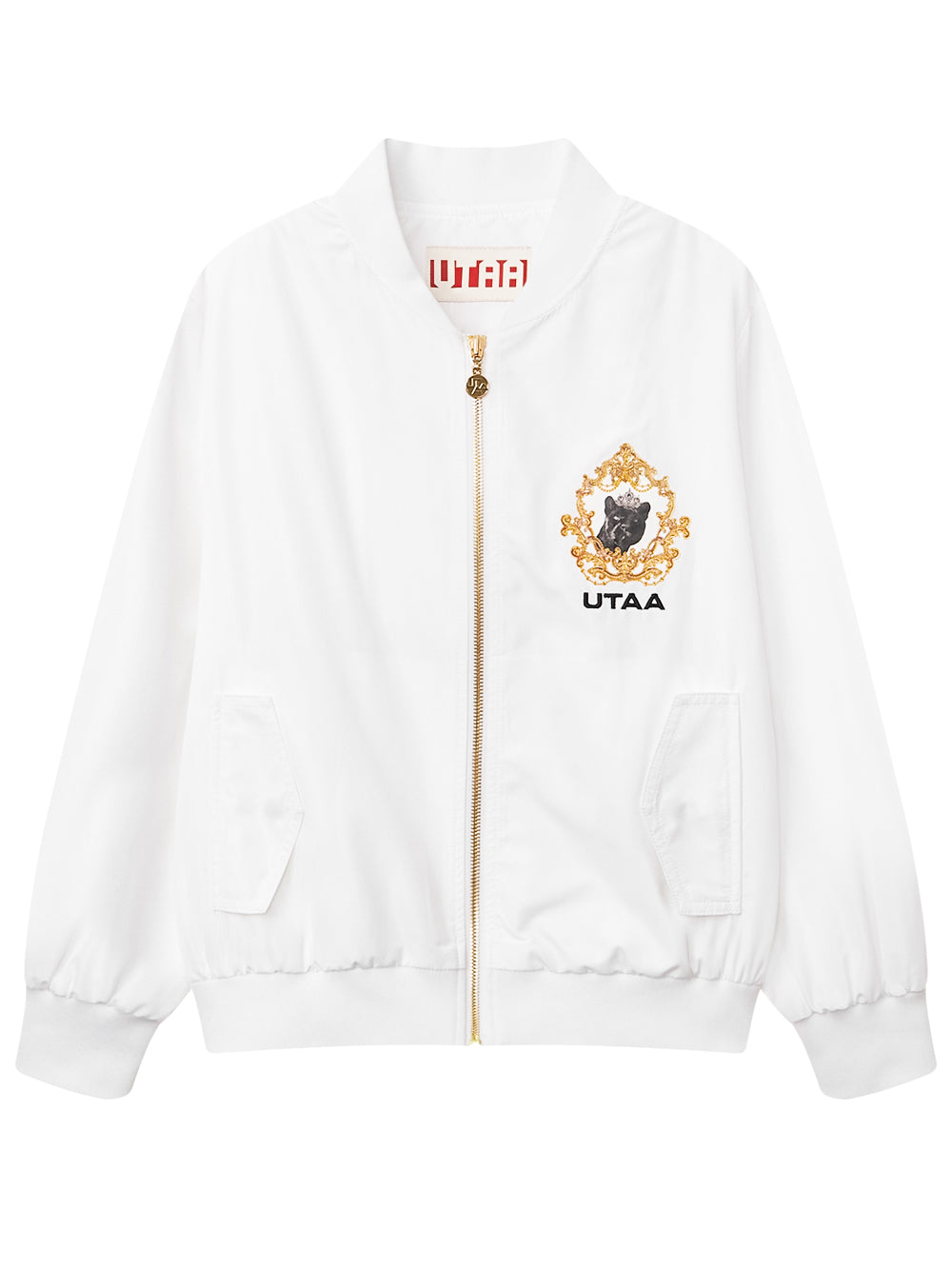 UTAA クラウンパンサーキングダムウインドブレーカージャンパー ホワイト : Men's