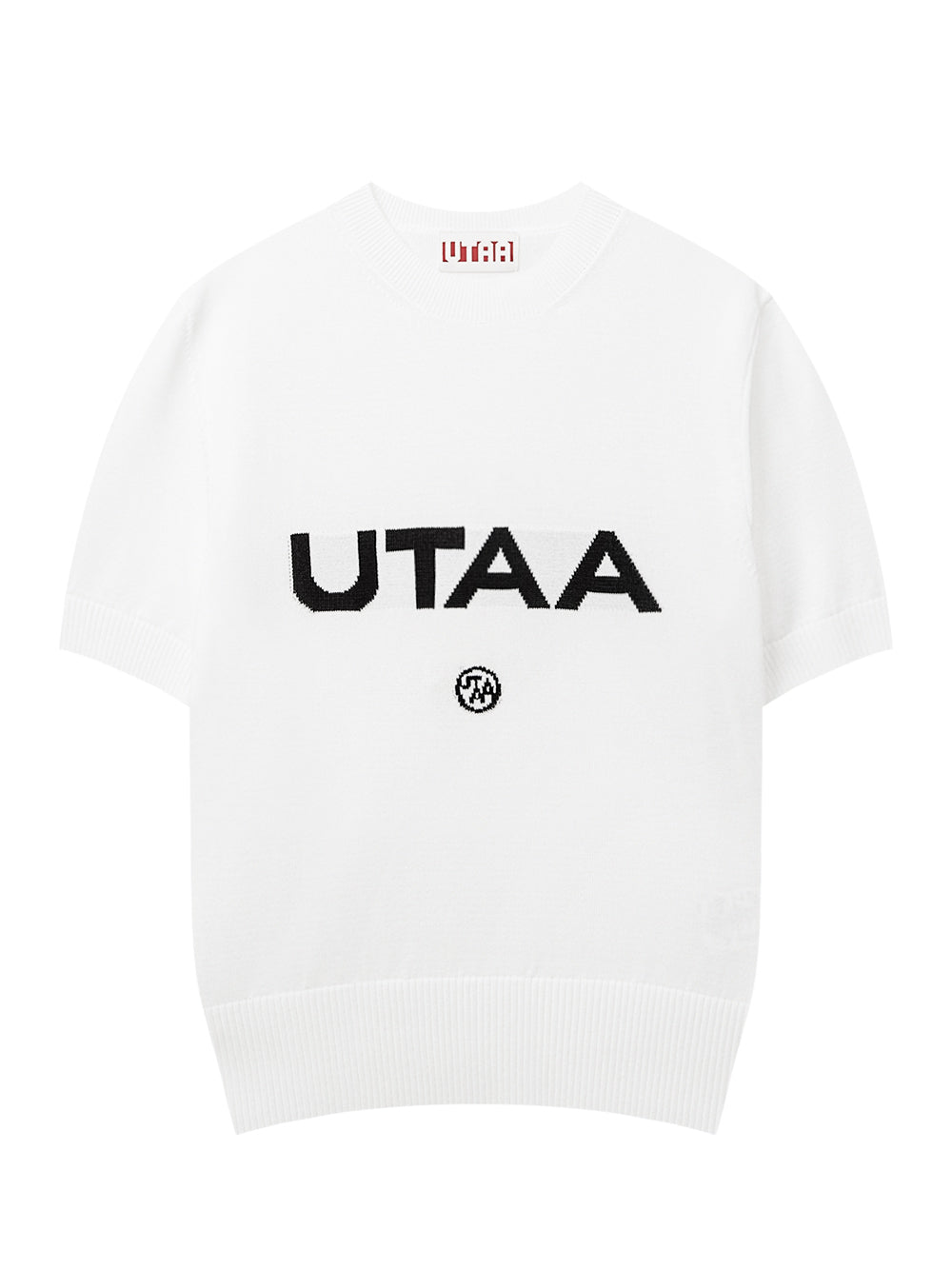 UTAA サハラボールドロゴクラシックニット ホワイト : Women's