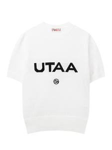 UTAA サハラボールドロゴクラシックニット ホワイト : Women's