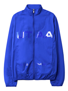 UTAA プレスウインドブレーカージャンパー ブルー：レディース